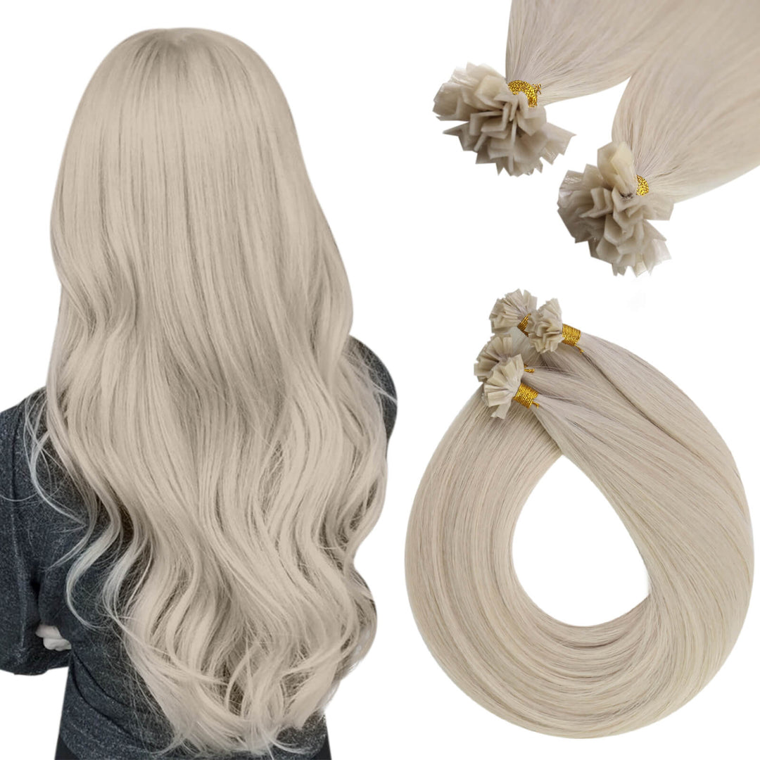 V Tip Hair Extensions Premium Keratin hair extensions Hair Keratin Flat Tip extensions Professional Keratin Tip Hair Extensions