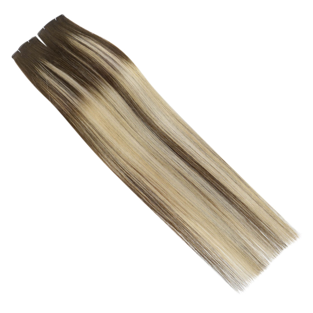 sewn in hair extensions hybrid weft extensions short hair extensions weft sew in hair extensions