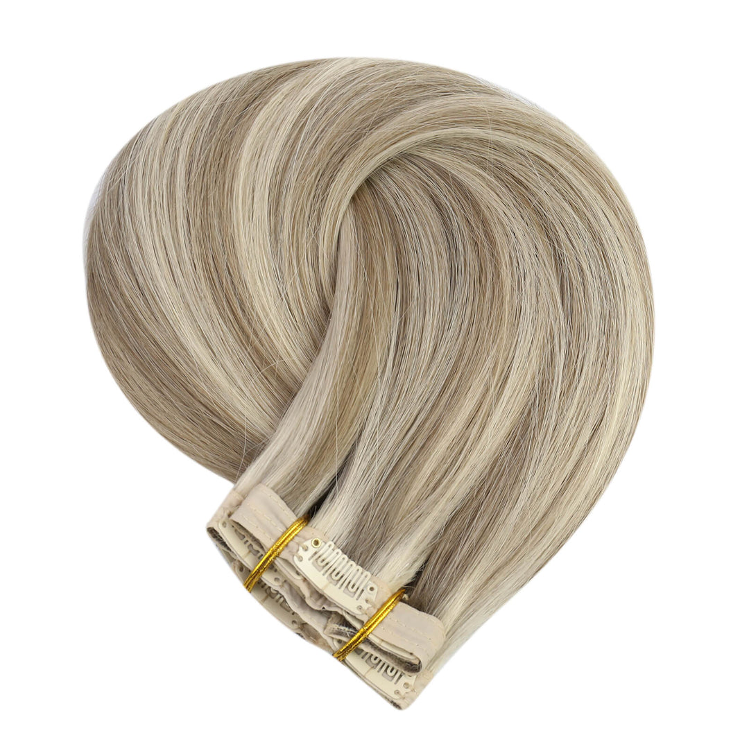 balayage clip in hair extensions human hair clip ins invisible clip in hair extensions