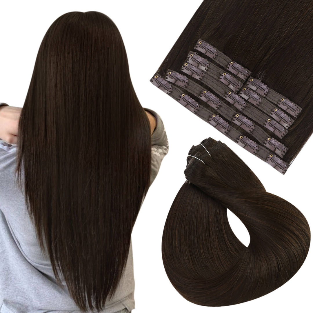 hair clip in extensions real hair extensions clip in clip in hair extensions for brown hair