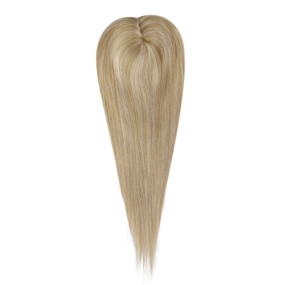 clip-in human hair topper crown topper hair extension topper hair salon best hair topper for thinning crown