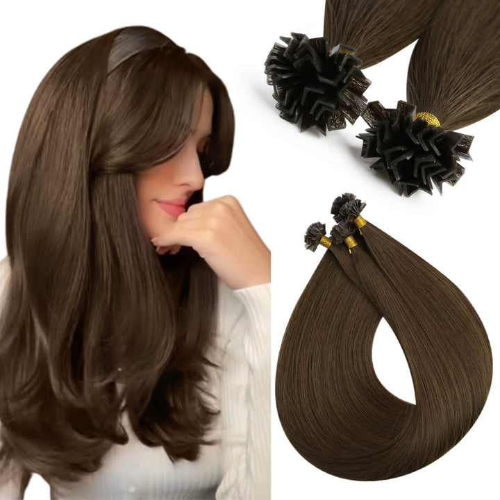 V Tip Hair Extensions Premium Keratin hair extensions Hair Keratin Flat Tip extensions
