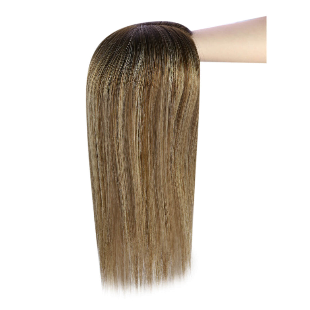 human hair crown topper human hair topper for thinning hair hair topper women