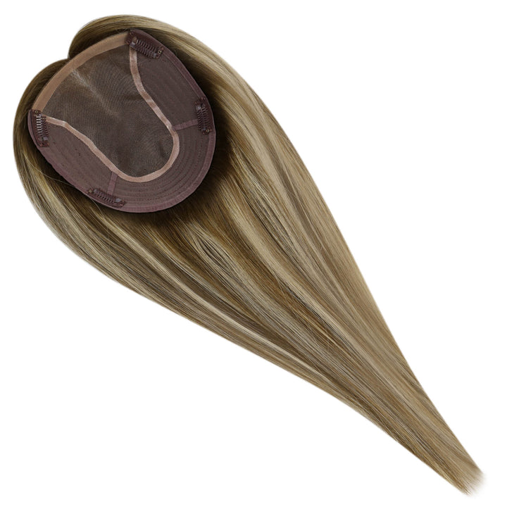 real human hair topper hair topper women human hair topper for thinning hair human hair crown topper