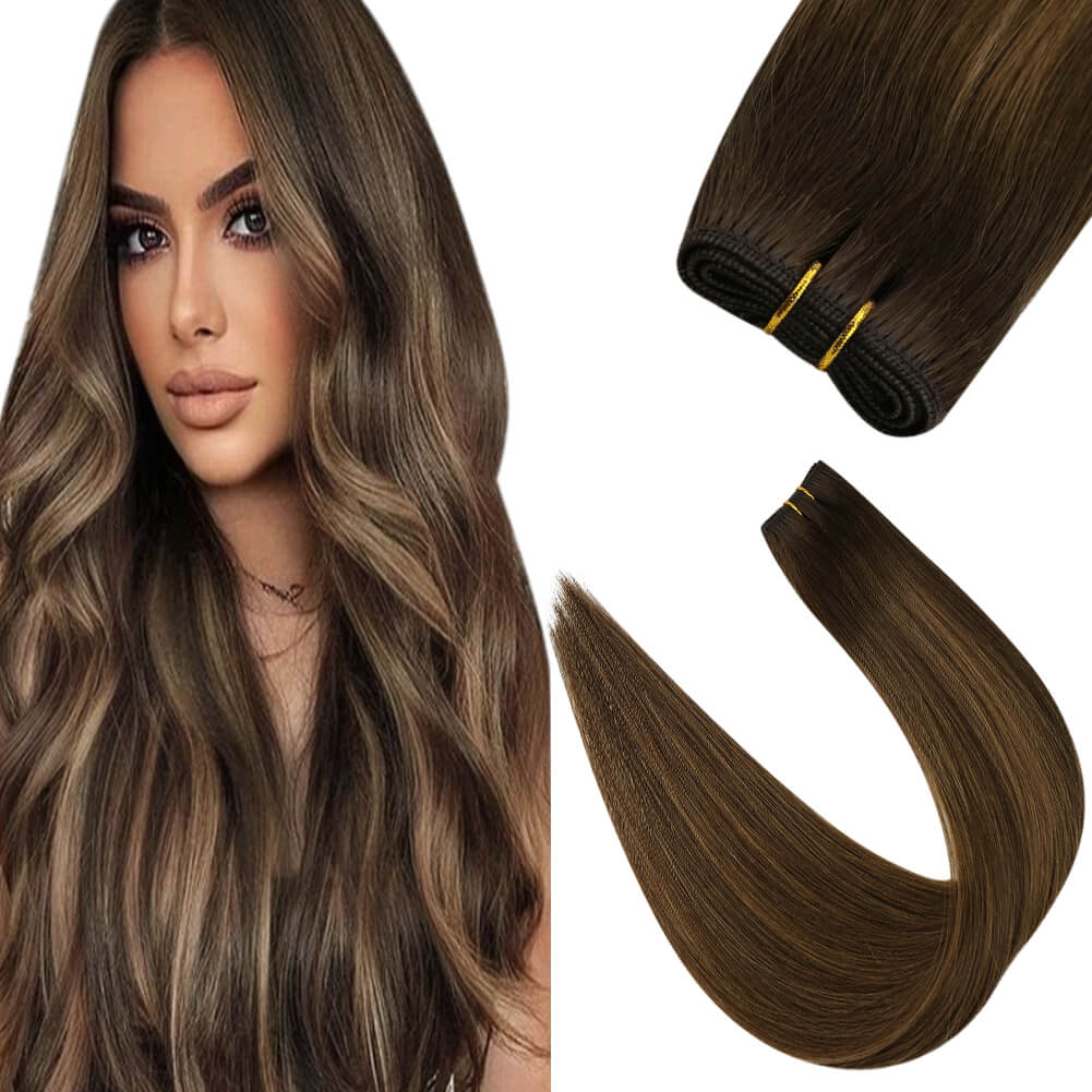 Premium Human Hair Weave types of hair extensions virgin hair bundles straight hair extensions