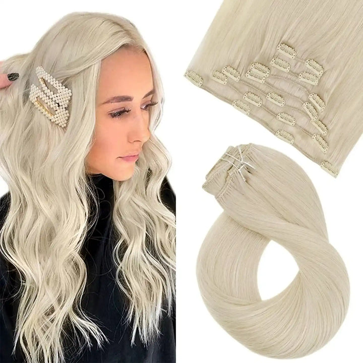 easyouth clip in hair extensions1000_seamless clip in hair extensions-hair-weft white blonde