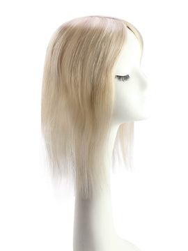 Toppers Hair Pieces 13*13cm Remy Human Hair Highlighted Blonde #18/613 |Easyouth