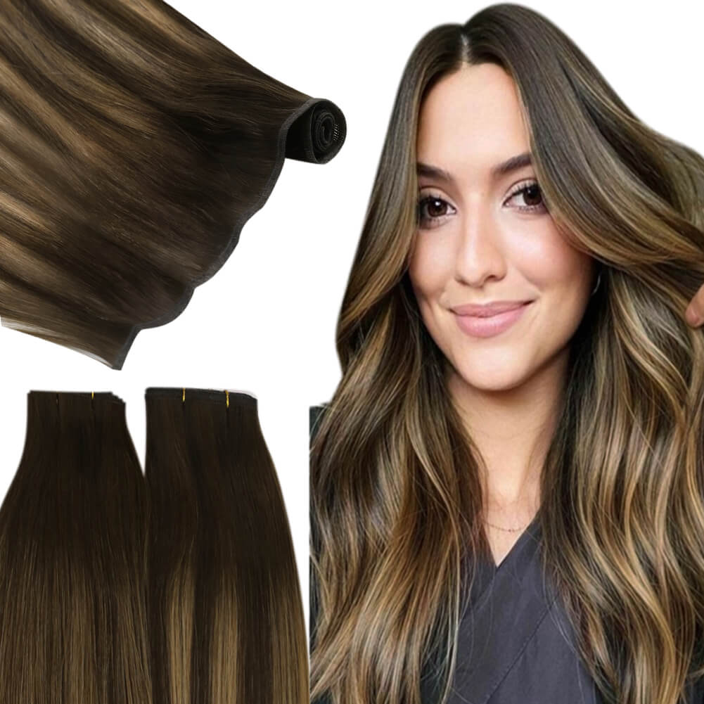 Flat hair extensions flat weft hair extensions flat silk weft hair extensions invisible flat weft hair extensions