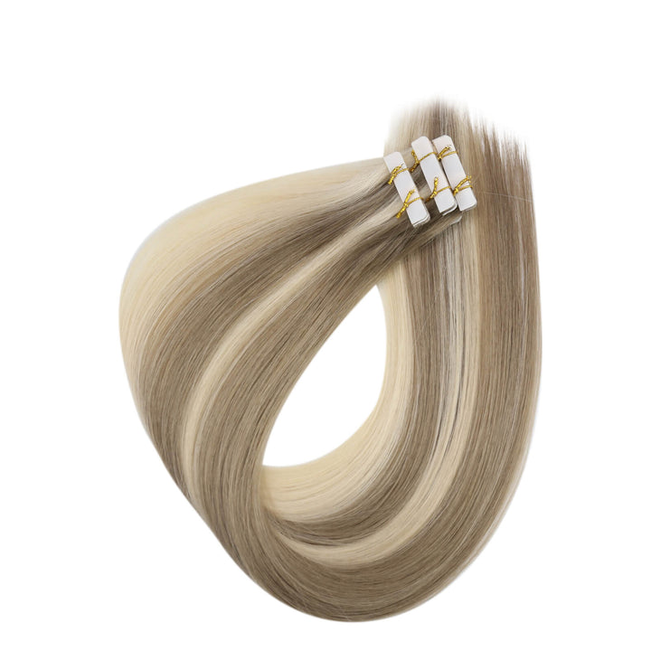 Human Tape in Extensions, Injection Tape Hair Extensions, Real Hair Tape in Extensions, 100 Human Hair Tape in Extensions,