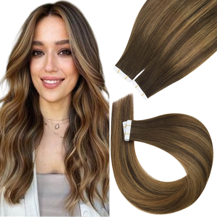 tape in hair extensions virgin human hai,best hair extensions for fine hair Virgin tape in best hair extensions tape in