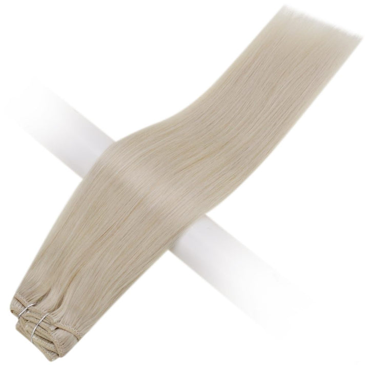 100% real hair clip in extensions