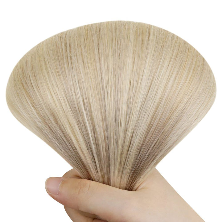 seamless clip in human hair extensions