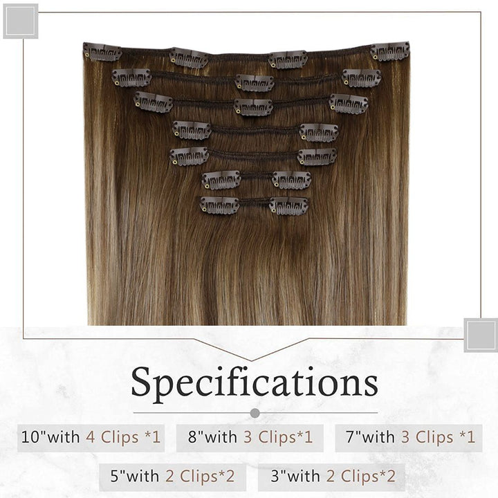 seamless clip in human hair extensions