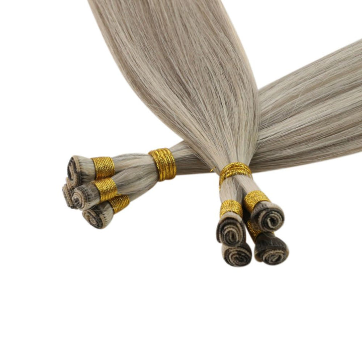 handmade hair bundles hair extension types invisible weft hair extensions Weft hair extensions