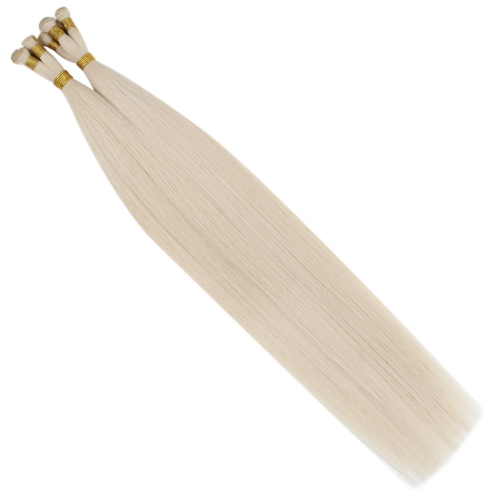hand tied weft hair extensions 22 inches natural hair extensions long hair extensions invisible hair extensions for thin hair