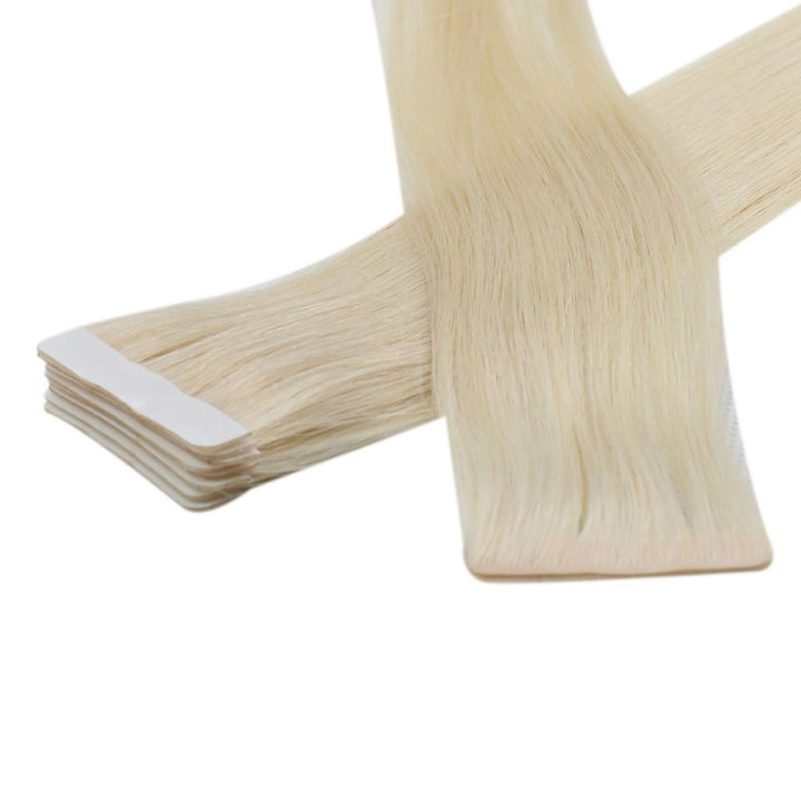 ice blonde tape in hair extensions,Injection Tape Hair Extensions, Real Hair Tape in Extensions, 100 Human Hair Tape in Extensions,
