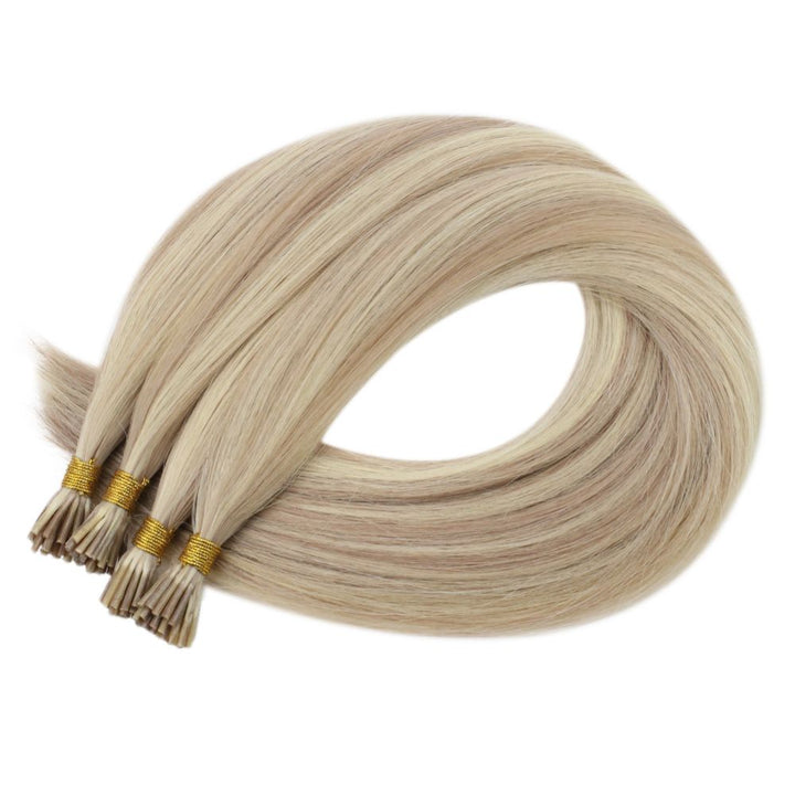 blonde i tip hair extensions