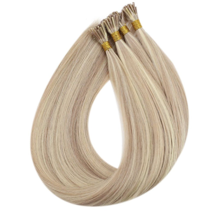 i tip hair extensions on short hair
