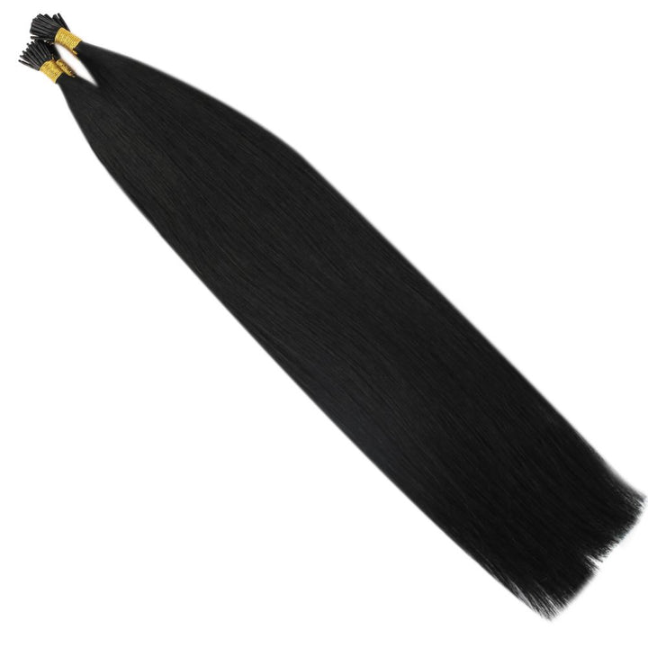 i tip hair extensions on short hair