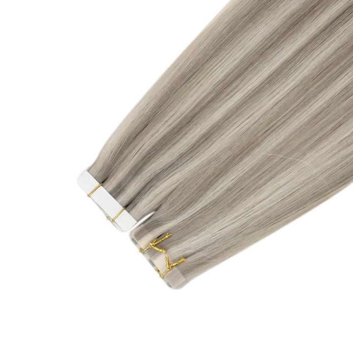 High quality salon tape hair extensions virgin hair bundles types of hair extensions straight hair extensions