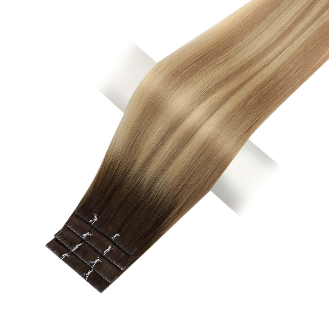 [Promotion]Easyouth 100% Human Hair  Virgin Flower Tape Hair Extensions #3/8/22|Easyouth