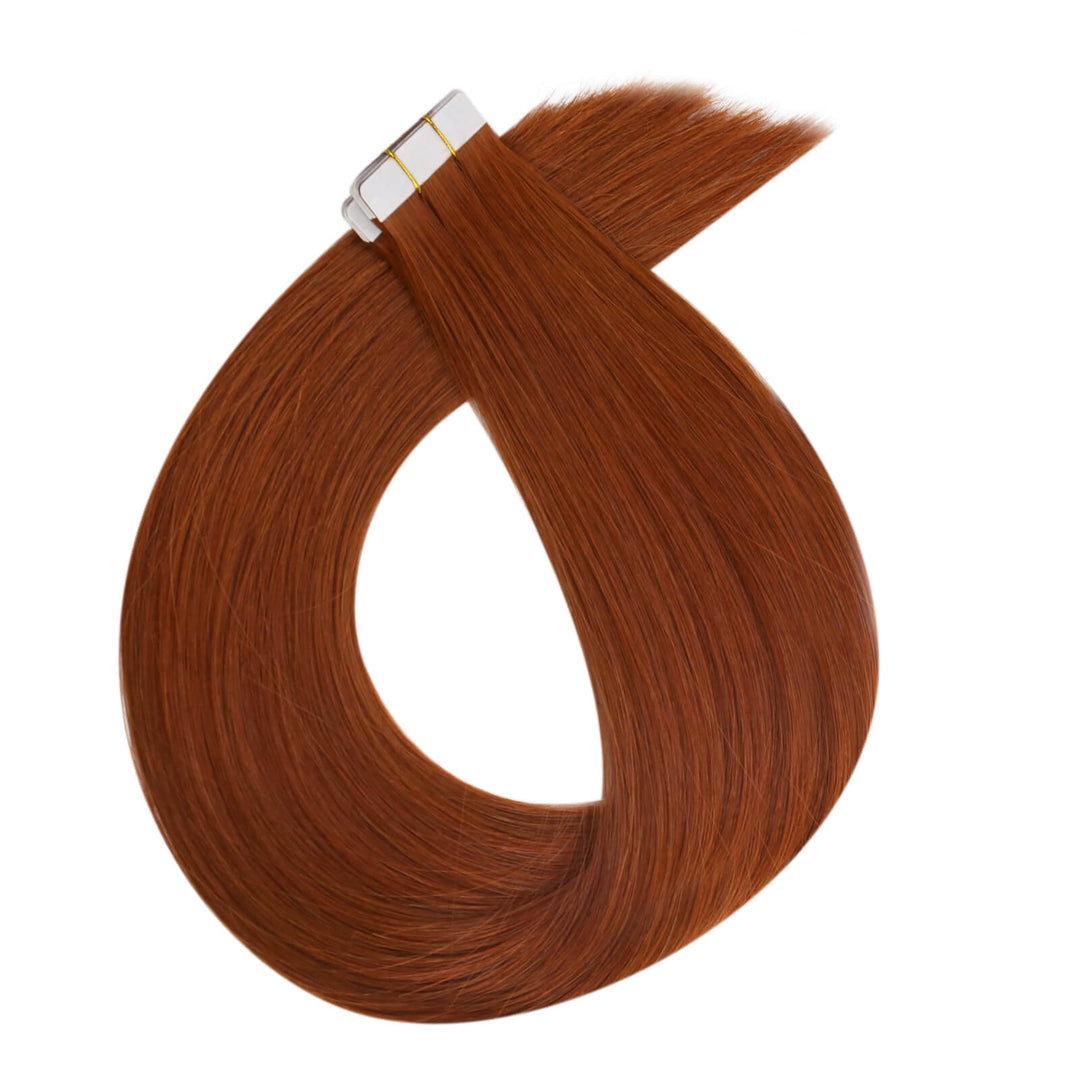 [NEW]Trendy Hair Permanent Hair Extensions For Short Hair Virgin Copper Hair Extensions #33