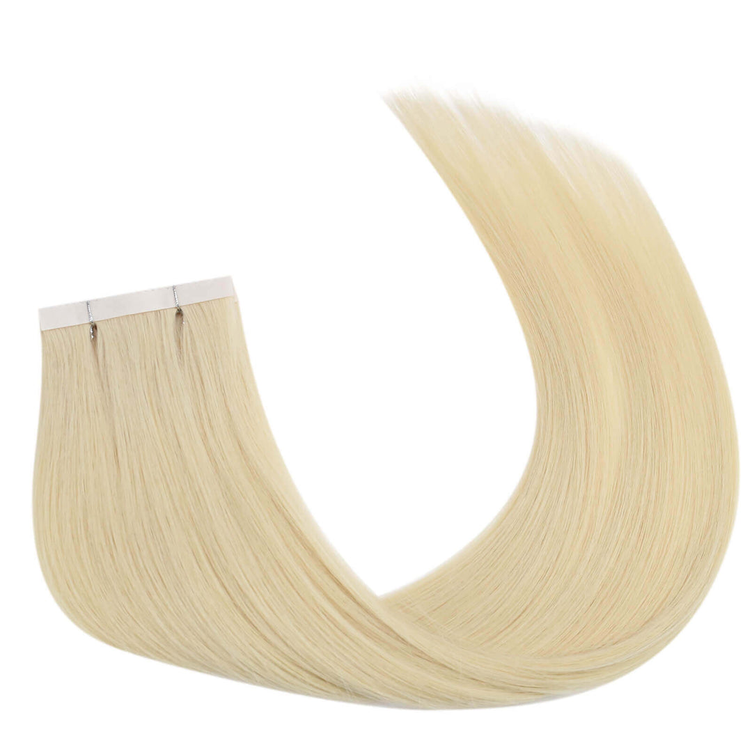 [Promotion]Easyouth 100% Human Hair Virgin Flower Tape Hair Extensions Blonde #60|Easyouth