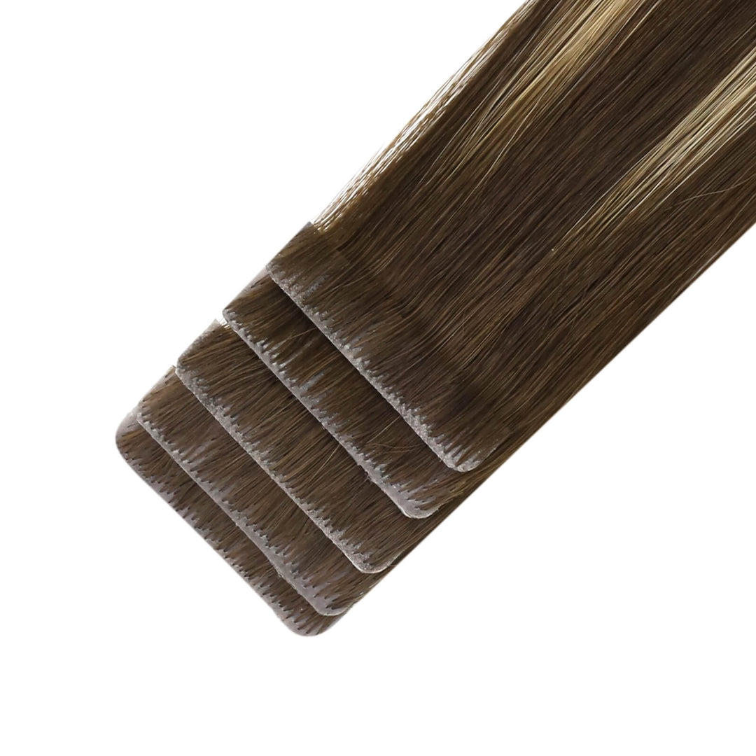 [New]The Best Tape In Hair Extensions Tape Extensions Balayage Virgin Injection Hair #4/8/4/22/800