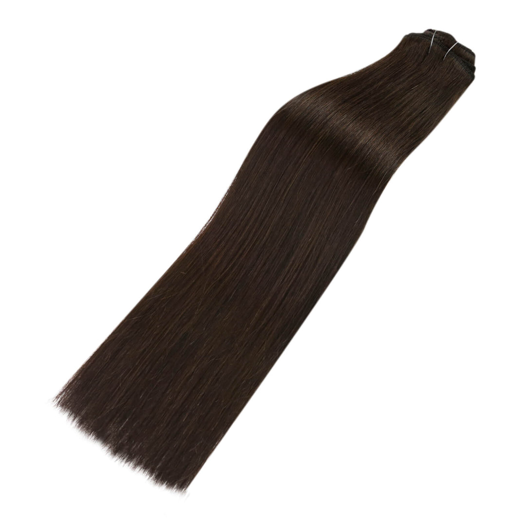 black clip in hair extensions clip in hair extensions for thin hair Clip On Hair Extensions Real Human Hair