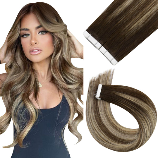 Regular Virgin Tape in Hair Extensions Brazilian Hair – Easyouth