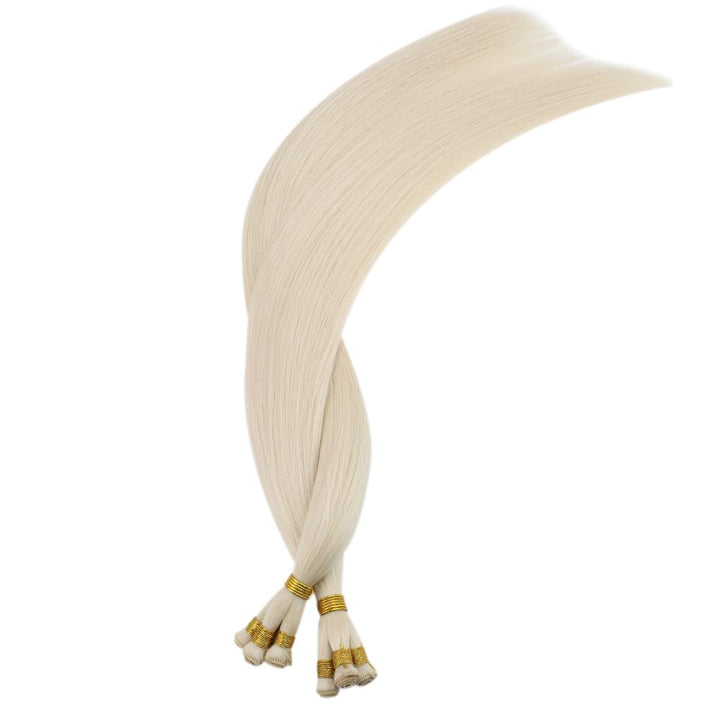 double weft human hair extensions