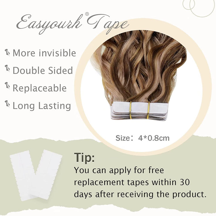 Tape in Hair Extensions #4/27NW