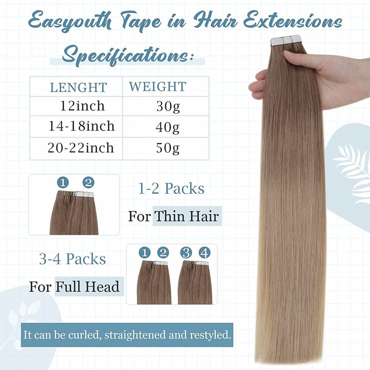 Tape in Hair Extensions #10/14