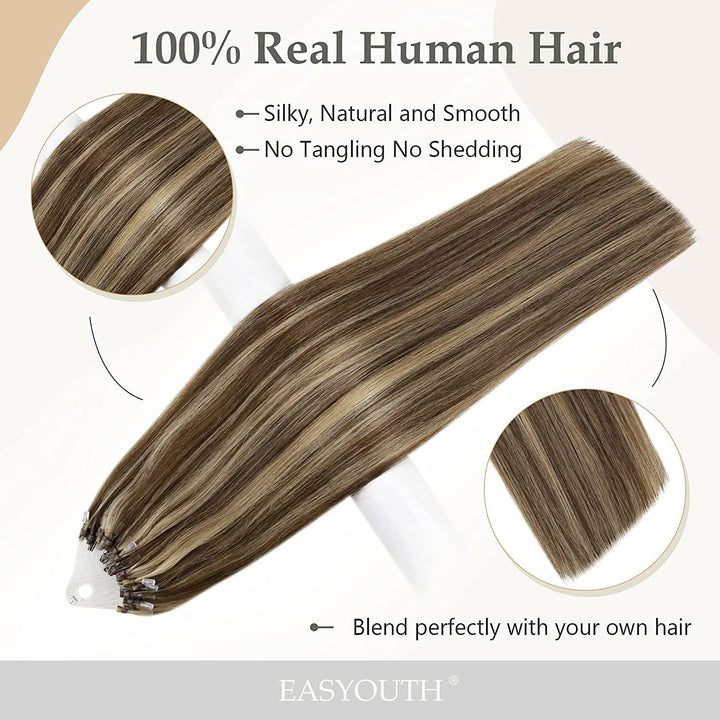 Micro Ring Hair Extensions  #4/27