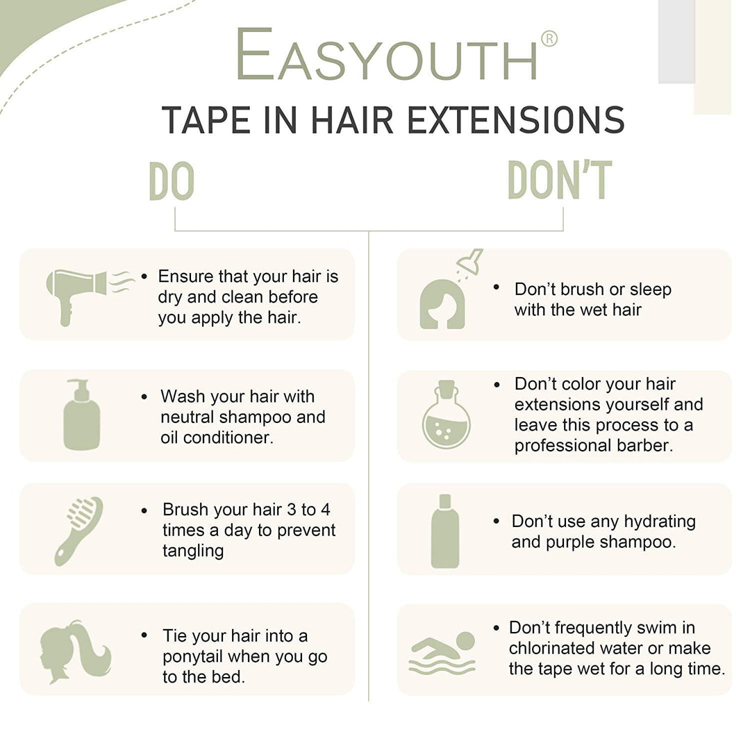 Tape in Hair Extensions #2/8/2