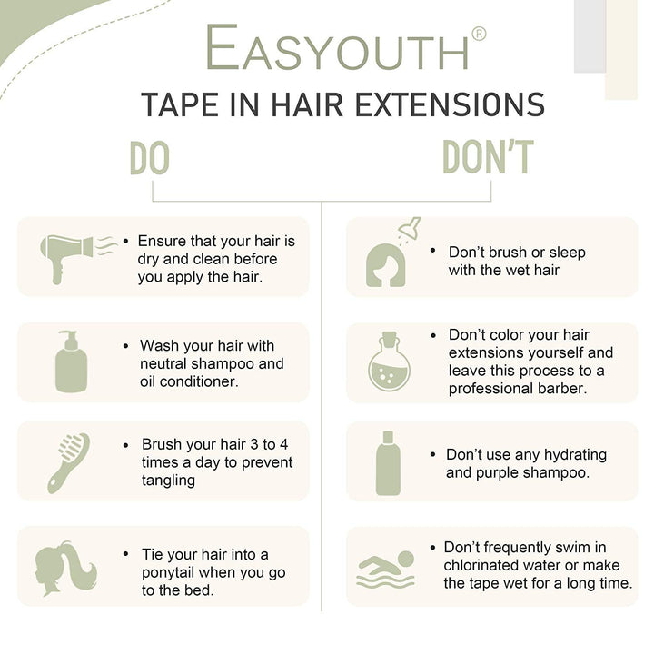 Tape in Hair Extensions #2/8/2