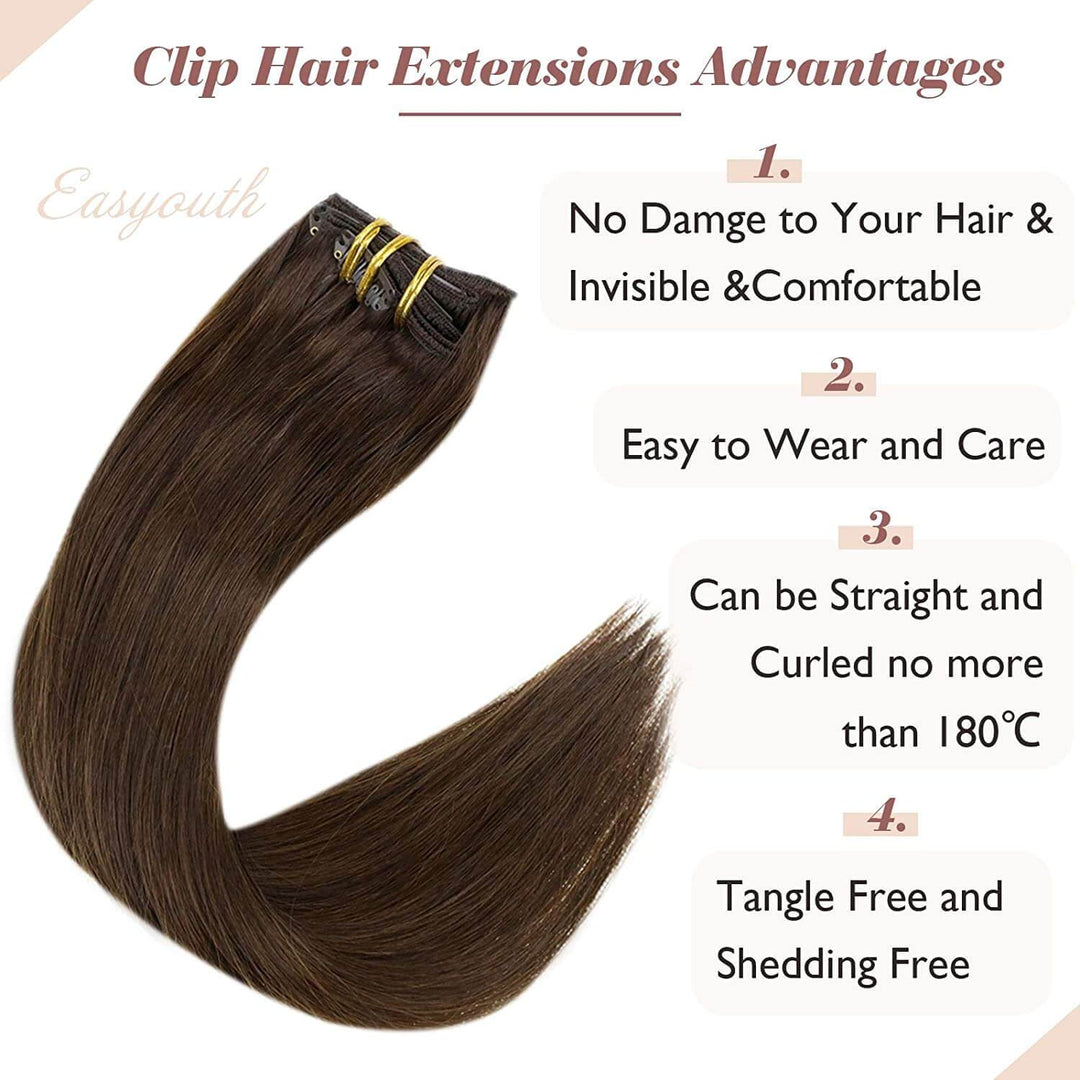 natural hair clip in extensions