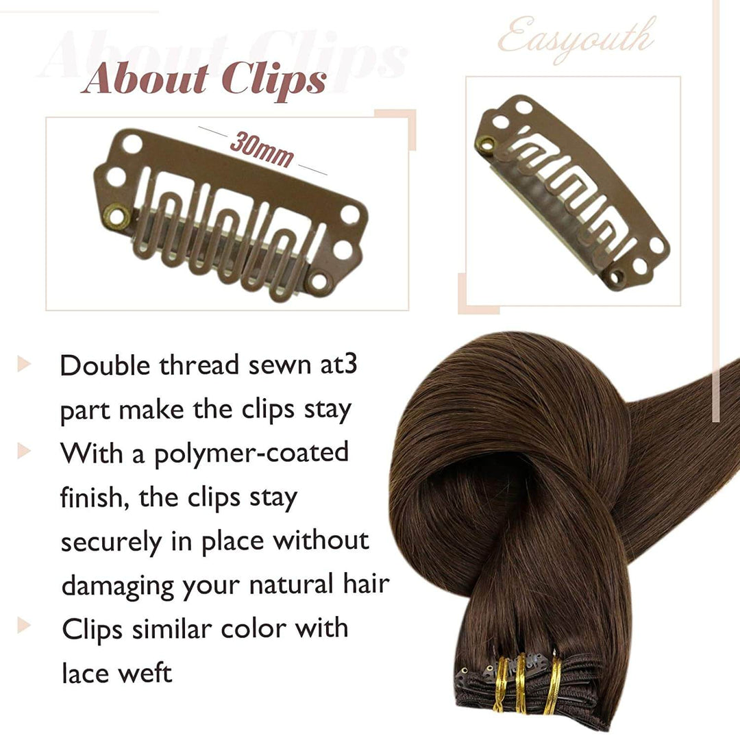 real hair extensions clip in human hair