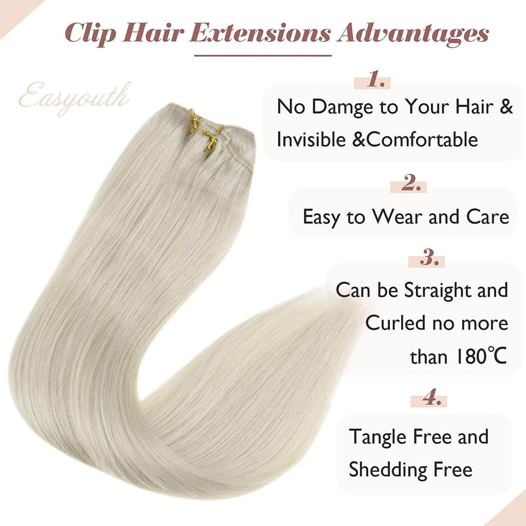 natural hair clip in extensions
