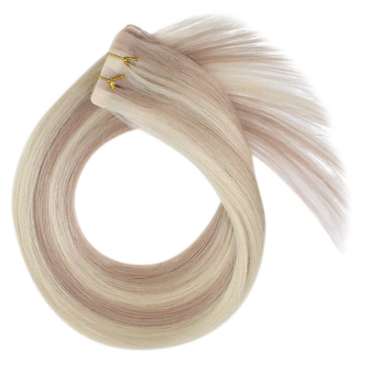 Seamless Skin Weft Virgin Inject Hair Extensions Color 18P613