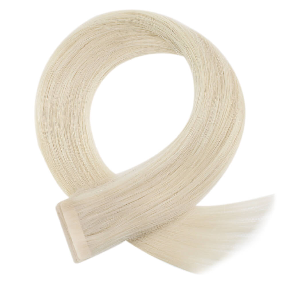 brazilian tape in hair extensions light blonde virgin human hair