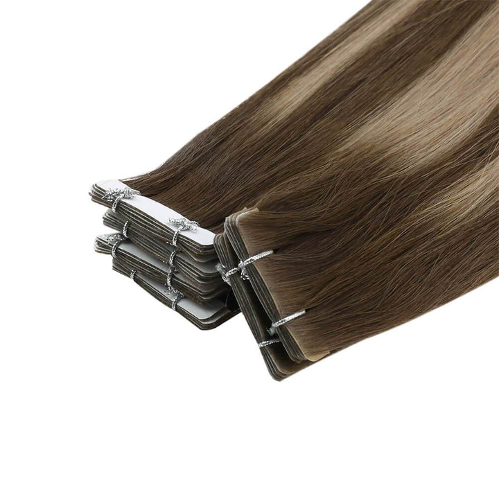 balayage hair extensions tape in human hair high quality hair