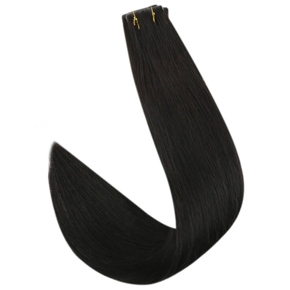 black hair extensions tape in brazilian hair