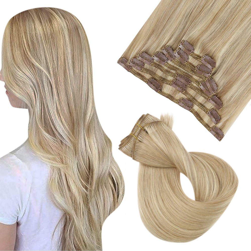 clip in hair extensions with highlights