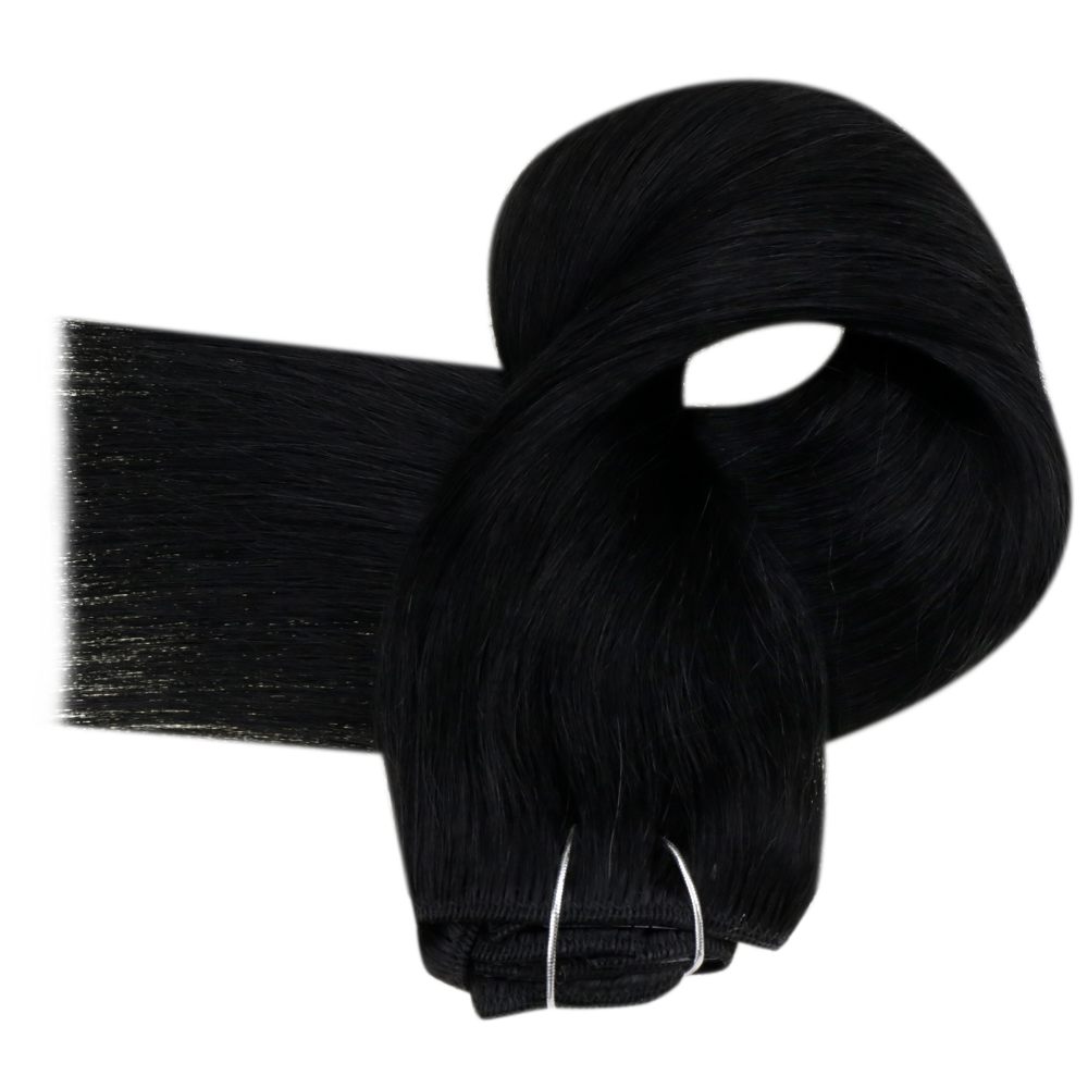 seamless clip in human hair extensions