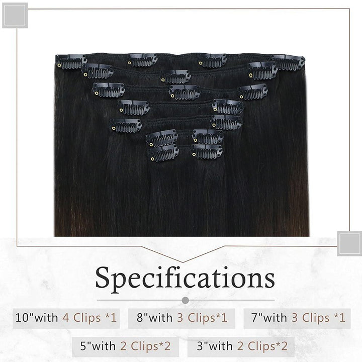 clip in extensions human hair