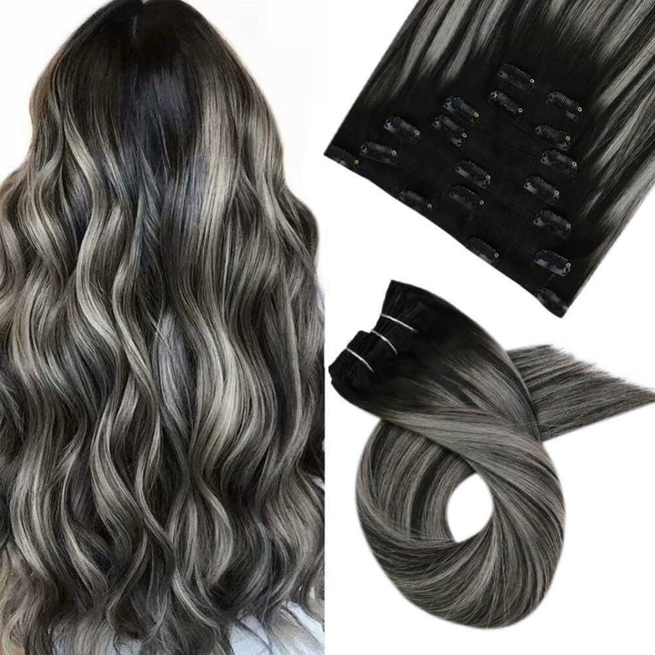 clip in extensions human hair
