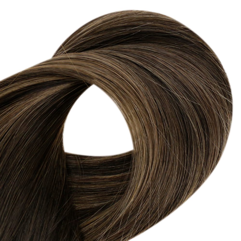 100% real human hair clip in extensions