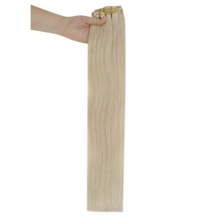 remy hair clip ins