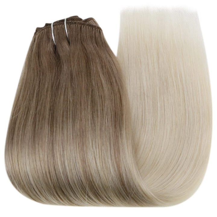 clip in hair extensions balayage ombre